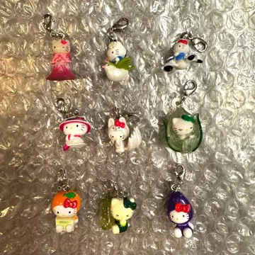 지역 한정 키티 지퍼 마스코트 9점 묶음