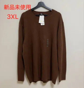 [ 미사용 새상품 ] 유니클로 캐시미어 100% 크루넥 니트 3XL