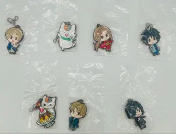 나츠메 우인장 러버 스트랩 7개 세트