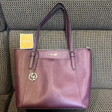 MICHAEL KORS 퍼플 토트백