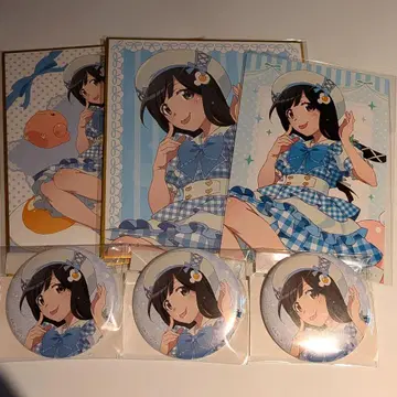 쿠지코레 모노가타리 시리즈 색지 캔뱃지 특전 아라라기 츠키히