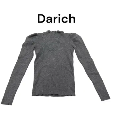 Darich 그레이 리브 스웨터