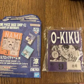 ONE PIECE BASE SHOP 복권 아크릴 블록 오키쿠