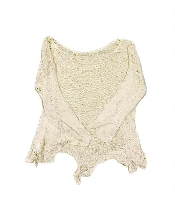 니트 Y2K 보로보로 이너 레이어드