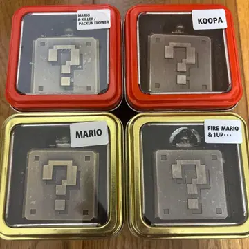 슈퍼 마리오 물음표 블록 포켓 워치 Part2 4종 세트