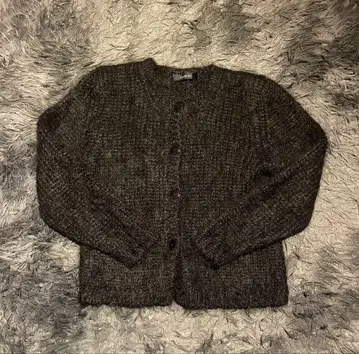 잉게보그 모헤어 니트 가디건 짧은 기장