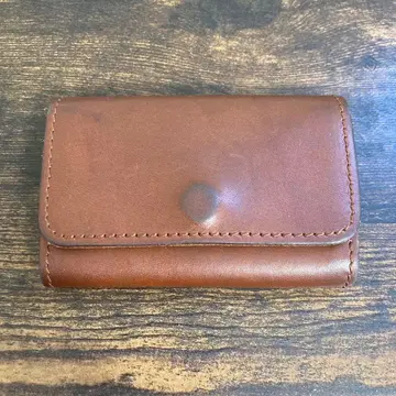 래리 스미스 카드 케이스 라이트 브라운