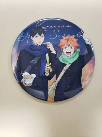 코스모월드 하이큐 스탬프 랠리 빅 배지 히나타 쇼요 카게야마 토비오