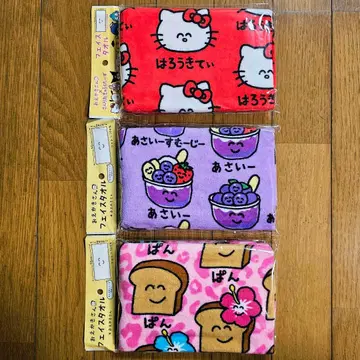 우시님 재구매 고객 할인 퀘스트 오에카키상 산리오 타월 3개