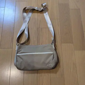 키타무라 나일론 베이지 숄더백