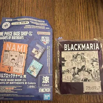ONE PIECE BASE SHOP 복권 아크릴 블록 블랙 마리아