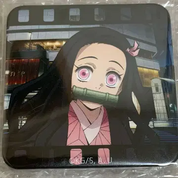 귀멸의 칼날 다이닝 HIROMA 개점 기념 스퀘어 캔뱃지 카마도 네즈코