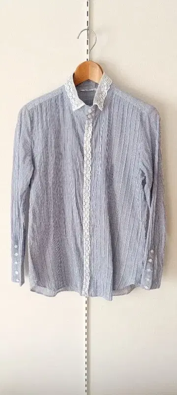 45rpm BADOU-R 스트라이프 블라우스 수직 원단 사이즈 3