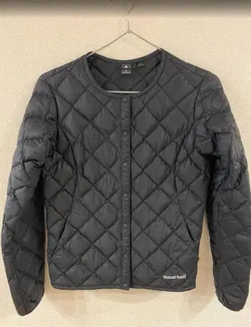 몽벨 스페리오 다운 라운드넥 자켓 블랙 S