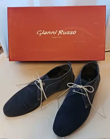 남성용 처카 부츠 가죽 스웨이드 지아니 루쏘 Gianni Russo