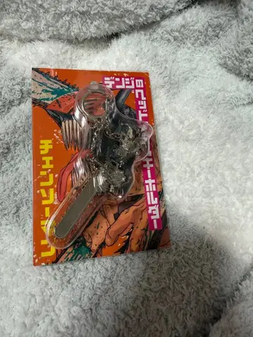 덴지의 헤드 메탈 키링 체인소 맨 포치타