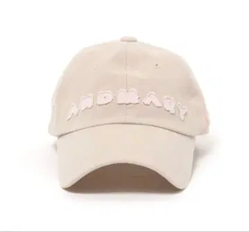 andmary 앤드마리 Mary 로고 캡 베이지