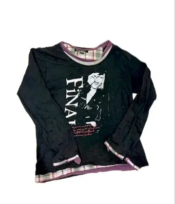 헤이세이 Y2K 펑크 롱T 밴딩T 갸루 남자