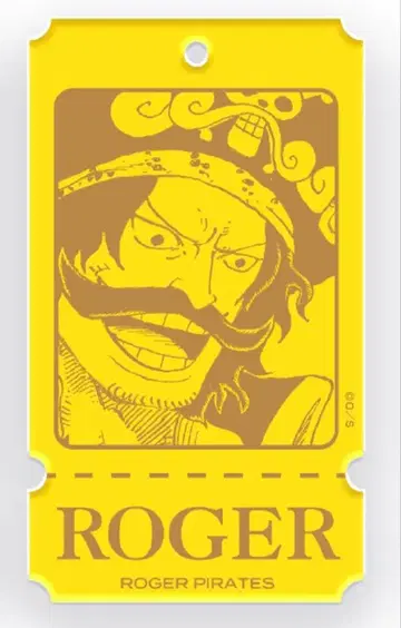 ONEPIECEBASESHOP 티켓 키링 키링 로저