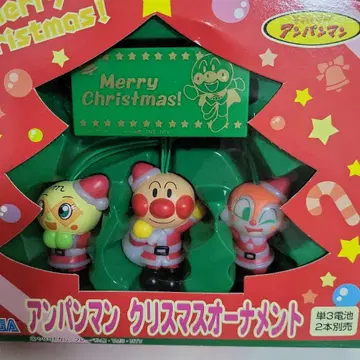 [크리스마스에 딱 맞는] 호빵맨 짤랑이 멜론빵