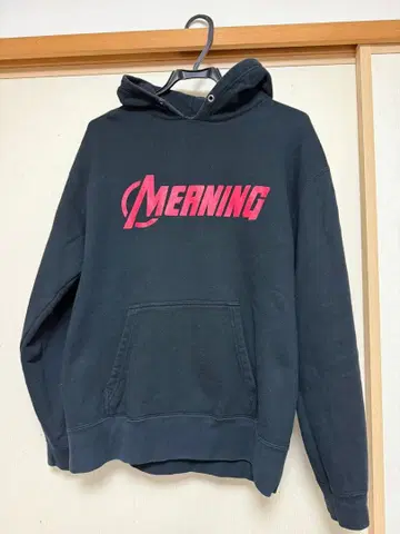 [ MEANING 후드티 L 사이즈 ] 프린트 후디