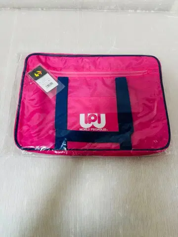 [ 새상품 미사용 ] 월드 페가수스 구형 와펜 스쿨백 핑크