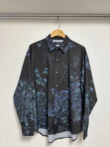 unrelaxing 빅 실루엣 올 패턴 셔츠 꽃무늬