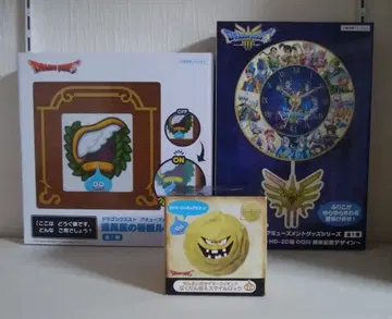 드래곤 퀘스트 잡화점 간판 룸 라이트 타이머 피규어 벽걸이 시계