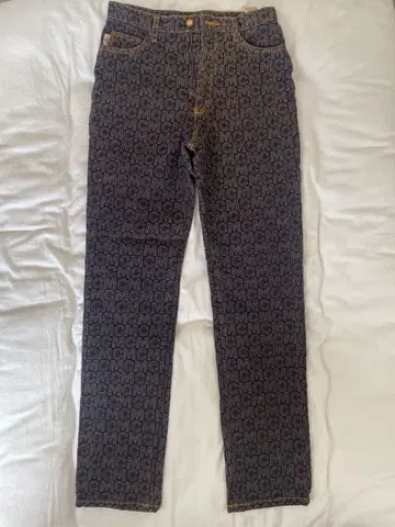 MCM 로고 데님 팬츠 로고 팬츠 MCM 올 패턴 빈티지 레어