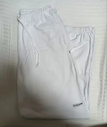 카우 라무 스웨트 팬츠 화이트