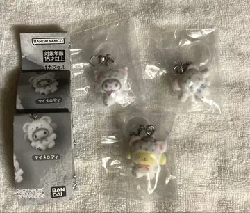 산리오 포근포근 스노우 표시 액세서리 쿠로미 시나몬 폼폼푸딩