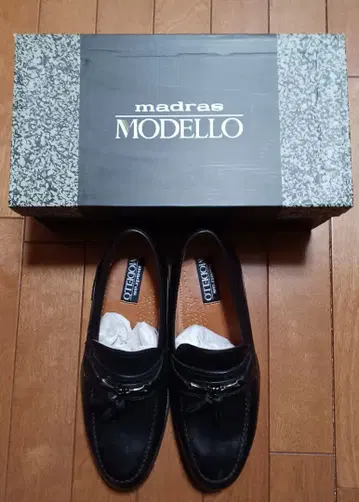 madras MODELLO 블랙 비즈니스 슈즈 25.5cm