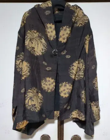 기모노 리메이크 하프 코트