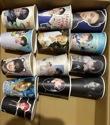 ENHYPEN 생일 카페 컵홀더 13개 제이 정원