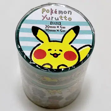 포켓몬 윳토 마스킹 테이프 카나헤이 모미모미 나마코부시 피카츄