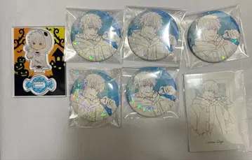 주술회전 말큐브 등신 홀로 캔뱃지 고죠 사토루 선화 폴라쇼 할로윈