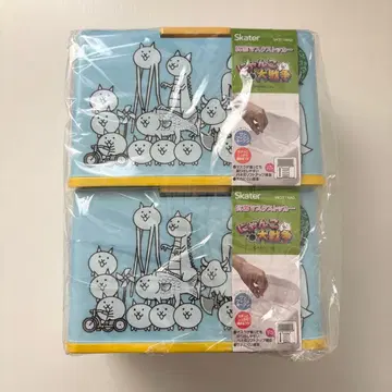 냥코 대전쟁 항균 마스크 스트커 2개