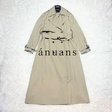 24년 극상 새상품급 anuans 울 개버딘 트렌치코트 정가 4.1