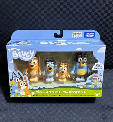 블루이 피규어 4체 세트 Bluey & Family 크리스마스 선물