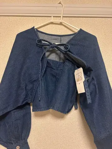 CIAOPANIC 데님 뷔스티에 포함 멀티 웨이 볼레로