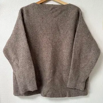 milaowen 그레이지 보트넥 니트