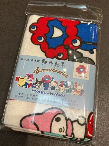 산리오 미야쿠미야쿠 와타오루 거즈 타월 EXPO2025 박람회