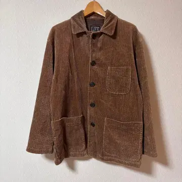 코듀로이 커버올 브라운