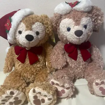 단종 레어 더피 & 셰리메이 크리스마스 봉제 인형 2017