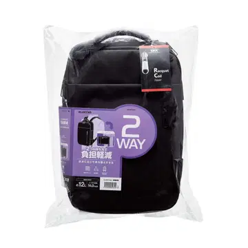 ELECOM 2WAY 블랙 비즈니스 백 12L