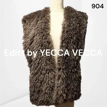 [에디트 바이 예카베카] 인조 모피 숄 모카 F (F)
