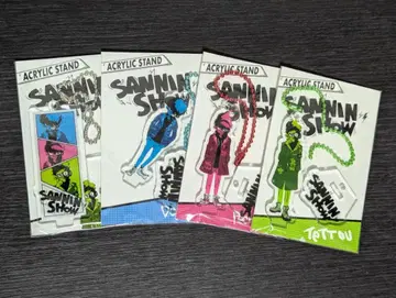 SANNINSHOW 피규어 스탠드 키링 세트