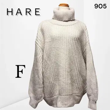 [ 하레 ] 터틀넥 오버 니트 루즈 실루엣 가을/겨울 ( F )