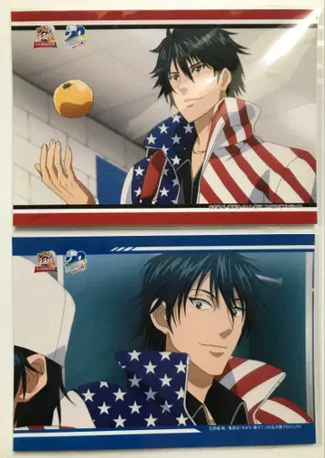 테니프리 에치젠 료가 로손 프린트 L판 브로마이드 신 테니스의 왕자님