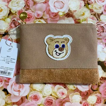 페이러 올드 테디 와펜 파우치 베이지 새상품